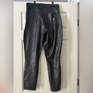 Women’s Abercrombie & Fitch Black Pleather Pants